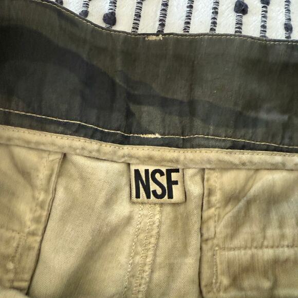 Y2K Vintage NSF | Distressed Glen Plaid Slim Pleated Front Ankle Length Pants 8 - Picture 6 of 8